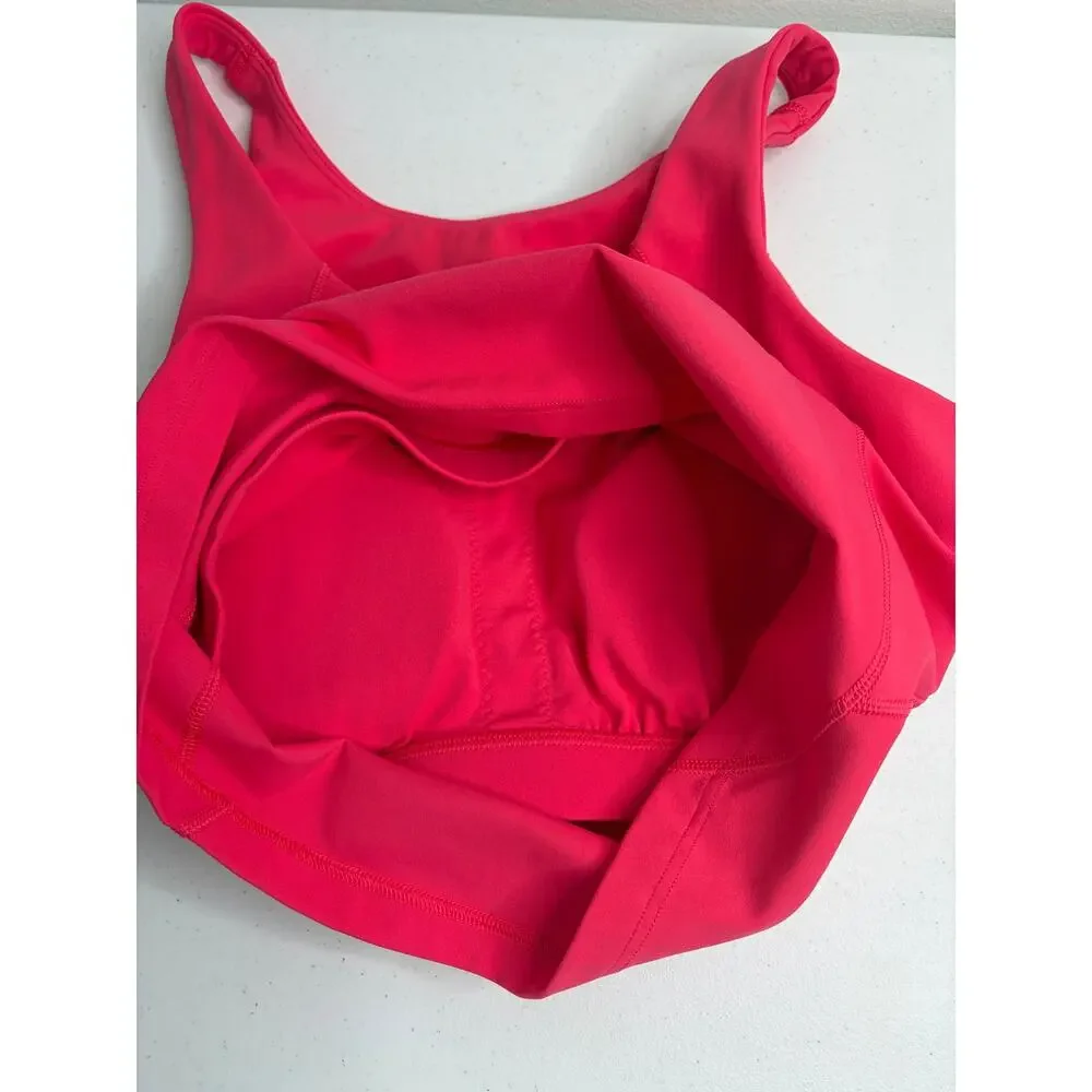 Lululemon Align High Neck Cropped Tank Top Sz 6 Lipgloss Activewear Yoga - Picture 3 of 5